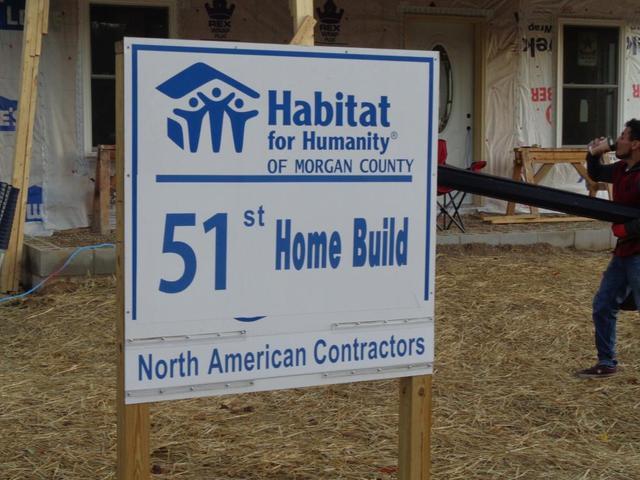 North American Contractors Partners with Habitat for Humanity of Morgan County