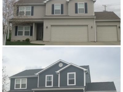 Before and After Siding Replacement